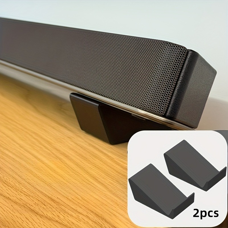 Desk Setup Pegboard - Universal Adjustable Soundbar Stand Base Multi-Brand