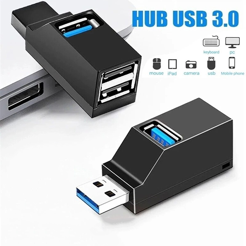 Desk Setup Pegboard - USB HUB Adapter Mini Splitter Box