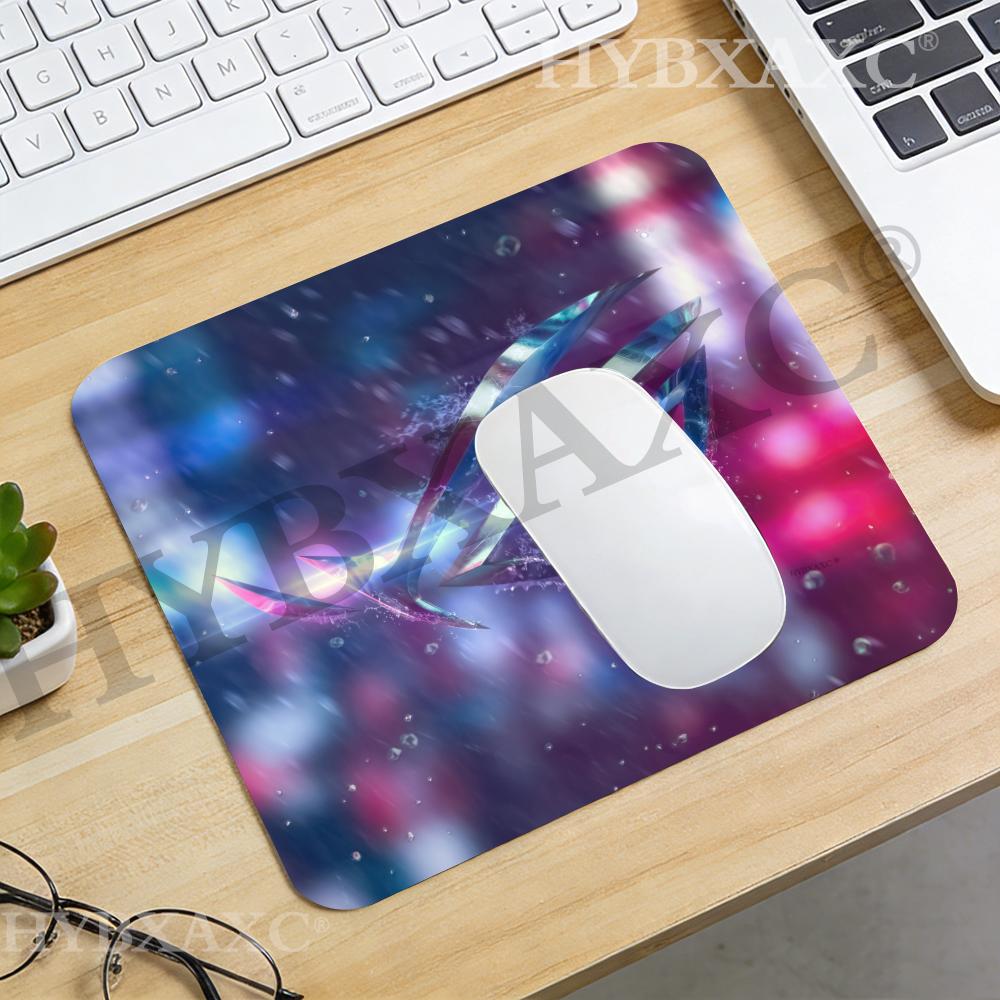 Desk Setup For Work - HYBXAXC Tech Geometric Small Mouse Pad