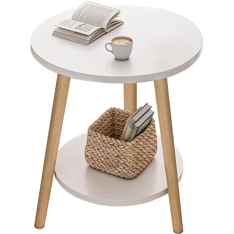 Desk Setup Minimalist - Double Layered Circular Dining Table, Small