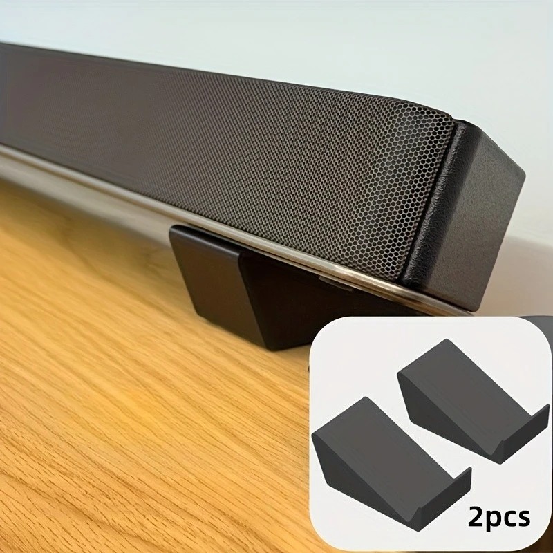 Desk Setup Pegboard - Universal Adjustable Soundbar Stand Base Multi-Brand