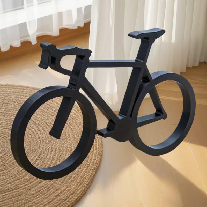 Desk Setup Minimalist - Bicycle Sculpture 3D Printed Minimalist Bike