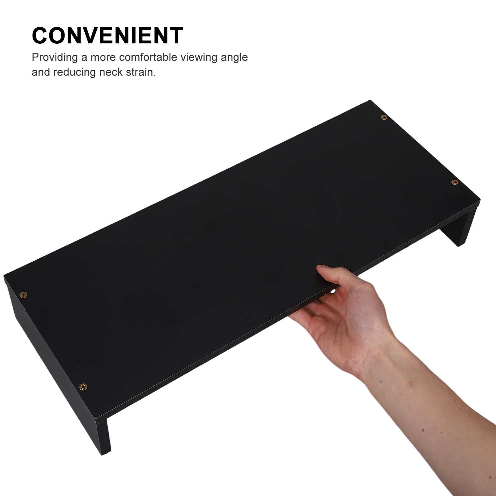 Your Desk Setup - Elevate Your Setup Wooden Monitor Riser