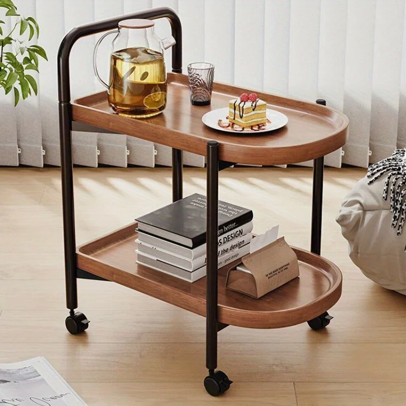 Desk Setup Minimalist - Nordic Style Rolling Side Table, Sofa