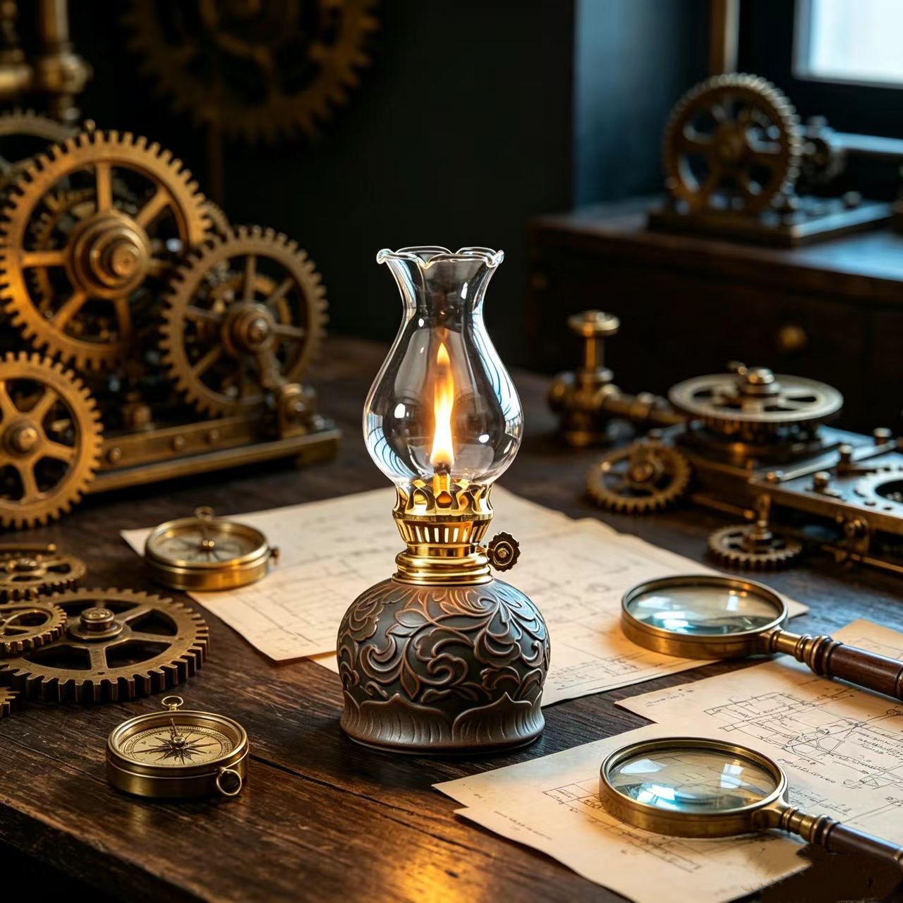 Vintage Adjustable Lamp, Hand  - Desk Setup Vintage ulasan dan harga