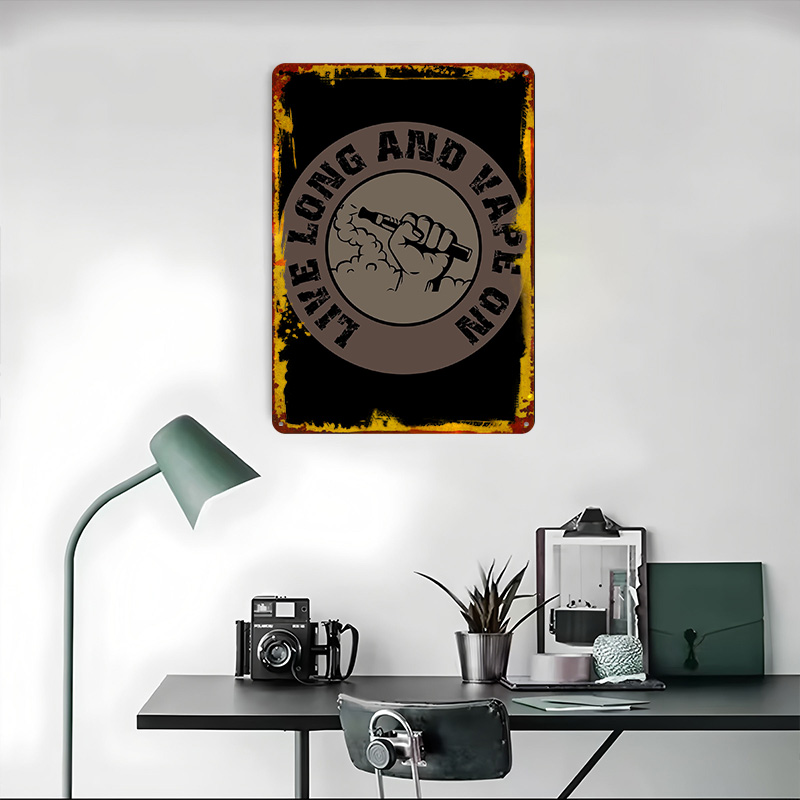 Vape Design For Ecig Tinplate  - Desk Setup Vintage ulasan dan harga