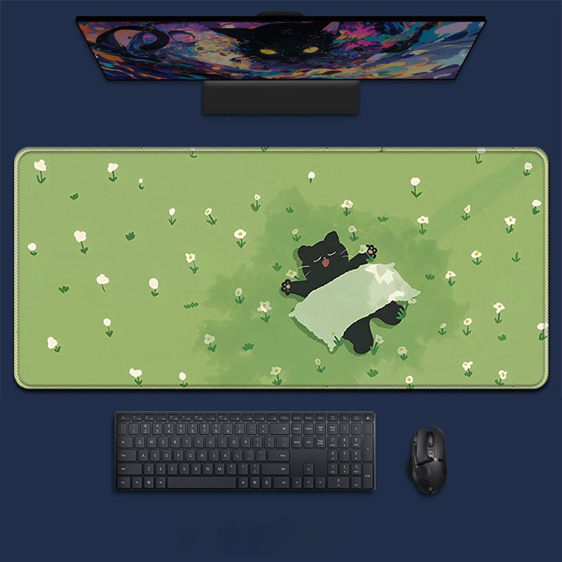 Anime Girl Forest Landscape La - Desk Setup Natural ulasan dan harga