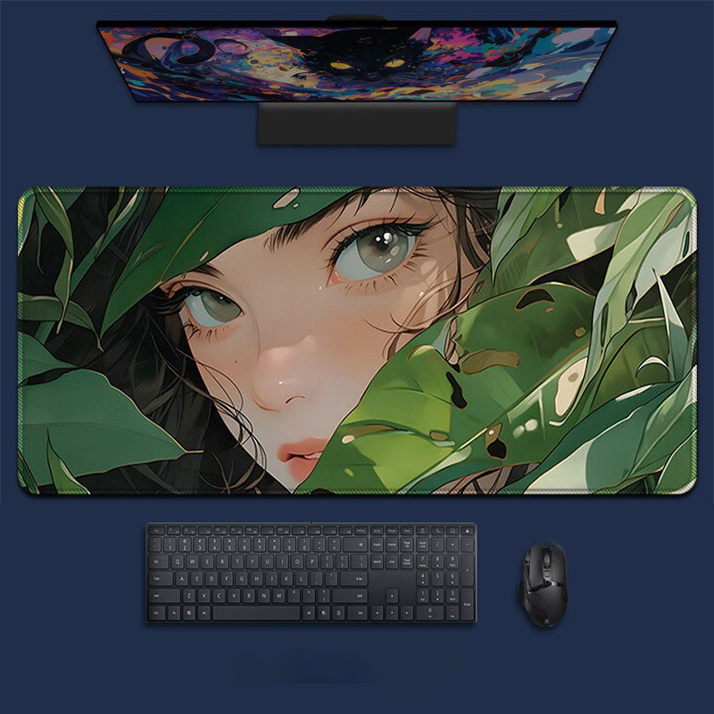Anime Girl Forest Landscape La - Desk Setup Natural ulasan dan harga