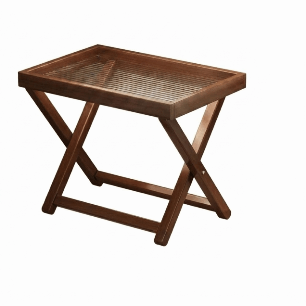 Sturdy Base Wooden Small Table - Desk Setup Pegboard ulasan dan harga