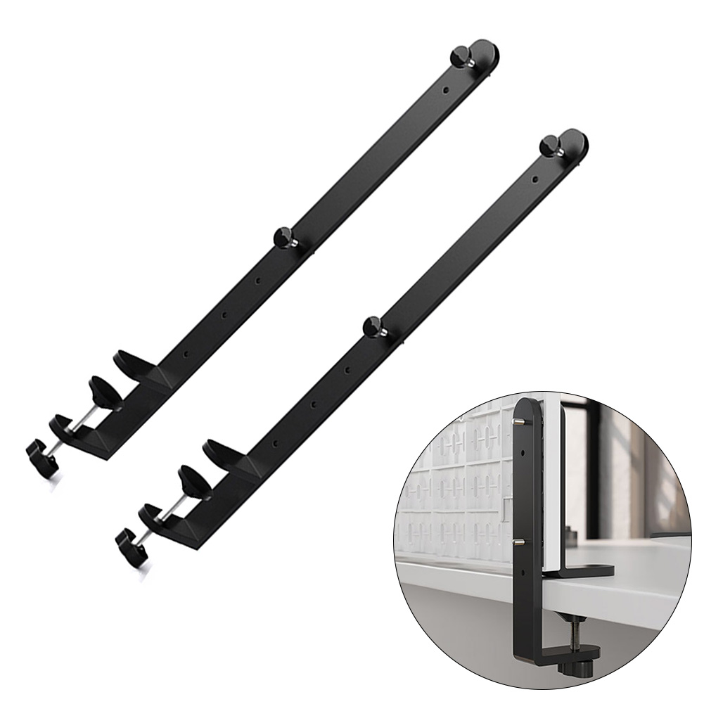 2pcs Extended Desk Clamp Naill - Desk Setup Pegboard ulasan dan harga