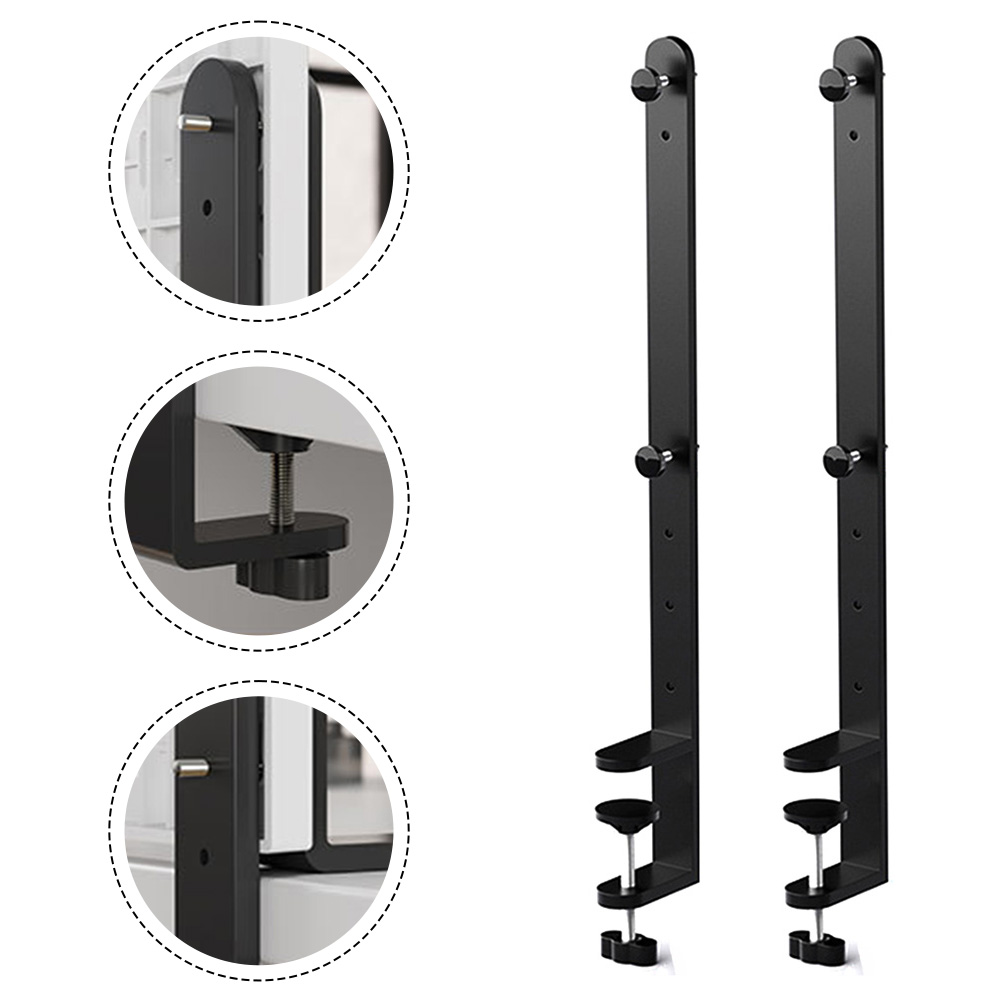 2pcs Extended Desk Clamp Naill - Desk Setup Pegboard ulasan dan harga