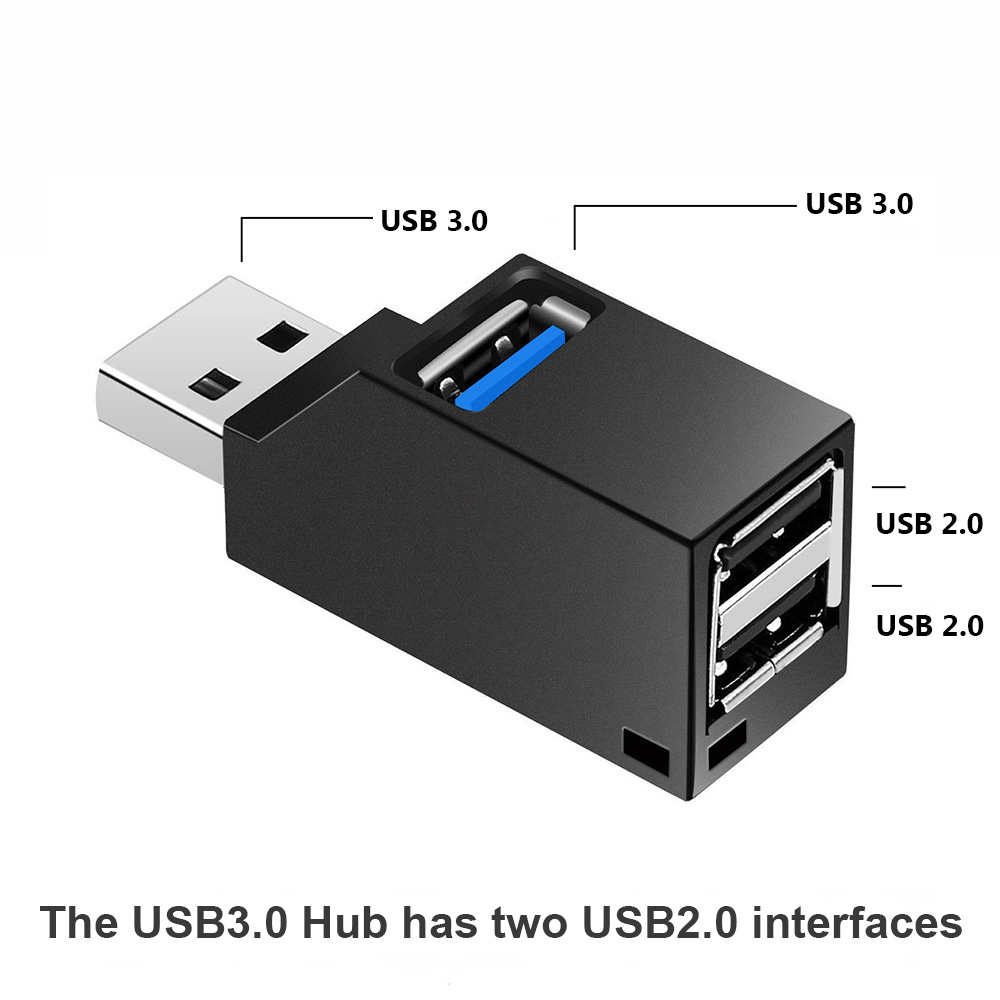 USB HUB Adapter Mini Splitter  - Desk Setup Pegboard ulasan dan harga