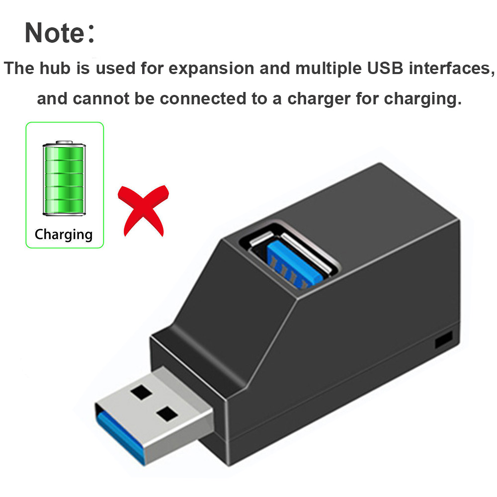 USB HUB Adapter Mini Splitter  - Desk Setup Pegboard ulasan dan harga