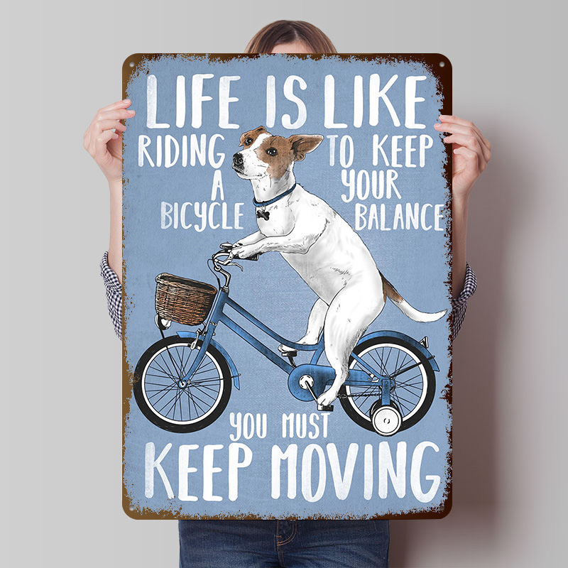 Life Is Like Riding a Bicy Met - Desk Setup Vintage ulasan dan harga