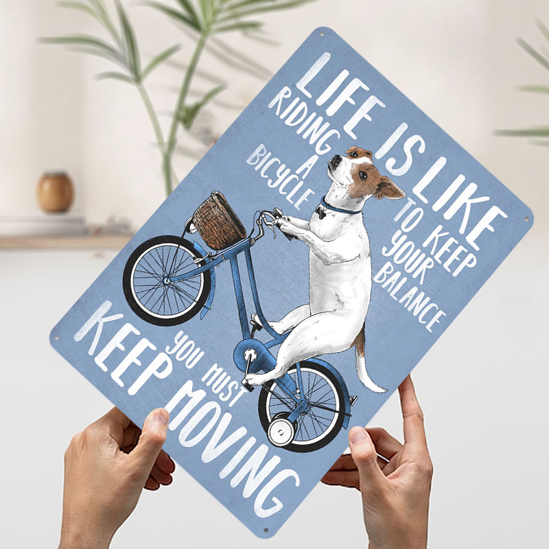 Life Is Like Riding a Bicy Met - Desk Setup Vintage ulasan dan harga