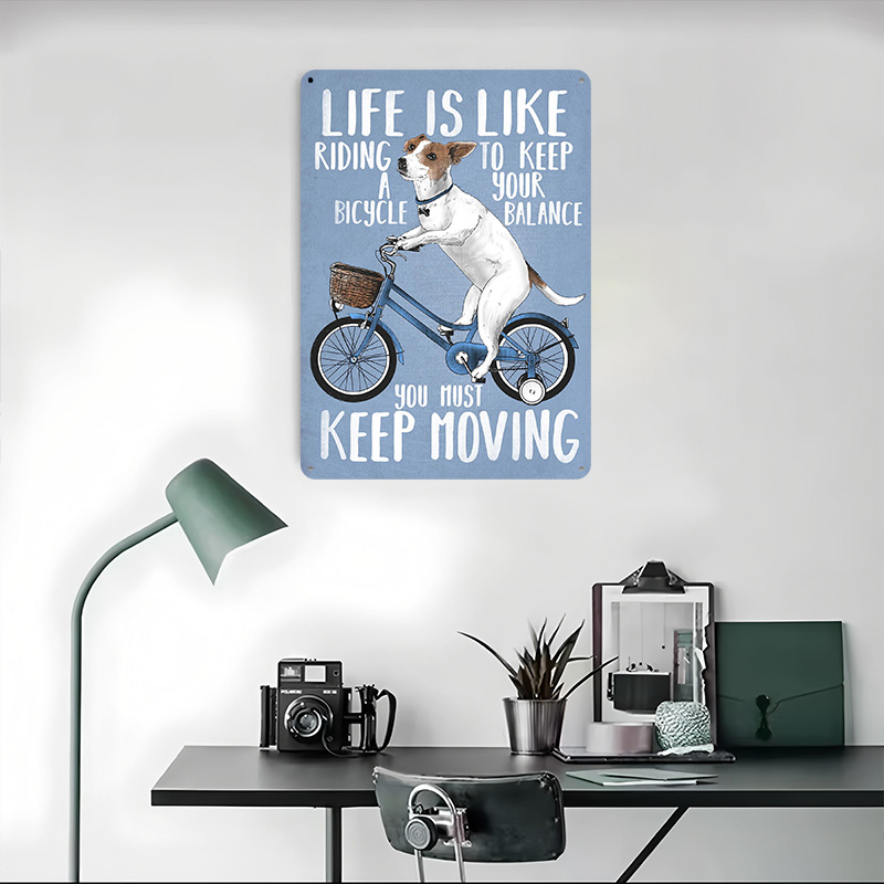 Life Is Like Riding a Bicy Met - Desk Setup Vintage ulasan dan harga