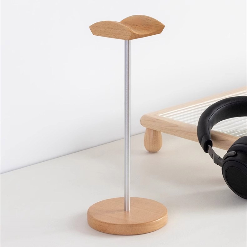 Black Walnut Wood & Aluminum H - Desk Setup Gaming ulasan dan harga