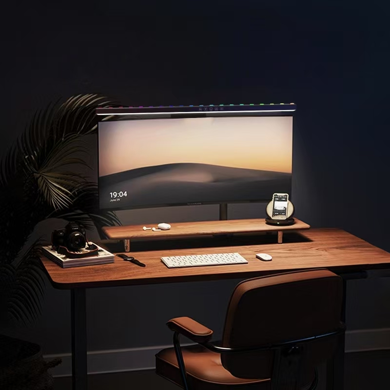LED Monitor Light Hanging Desk - Desk Setup Gaming ulasan dan harga