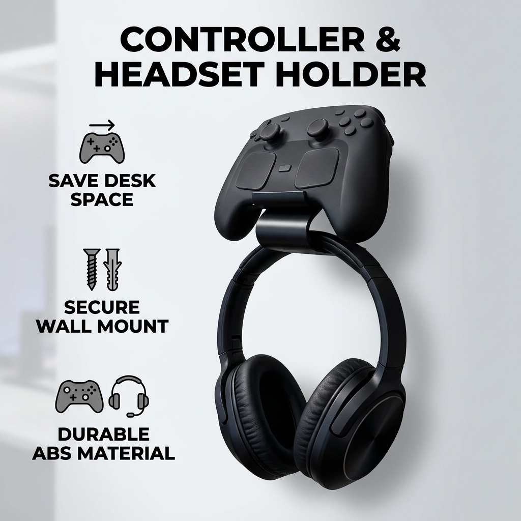 Controller Stand Compatible wi - Desk Setup Pegboard ulasan dan harga