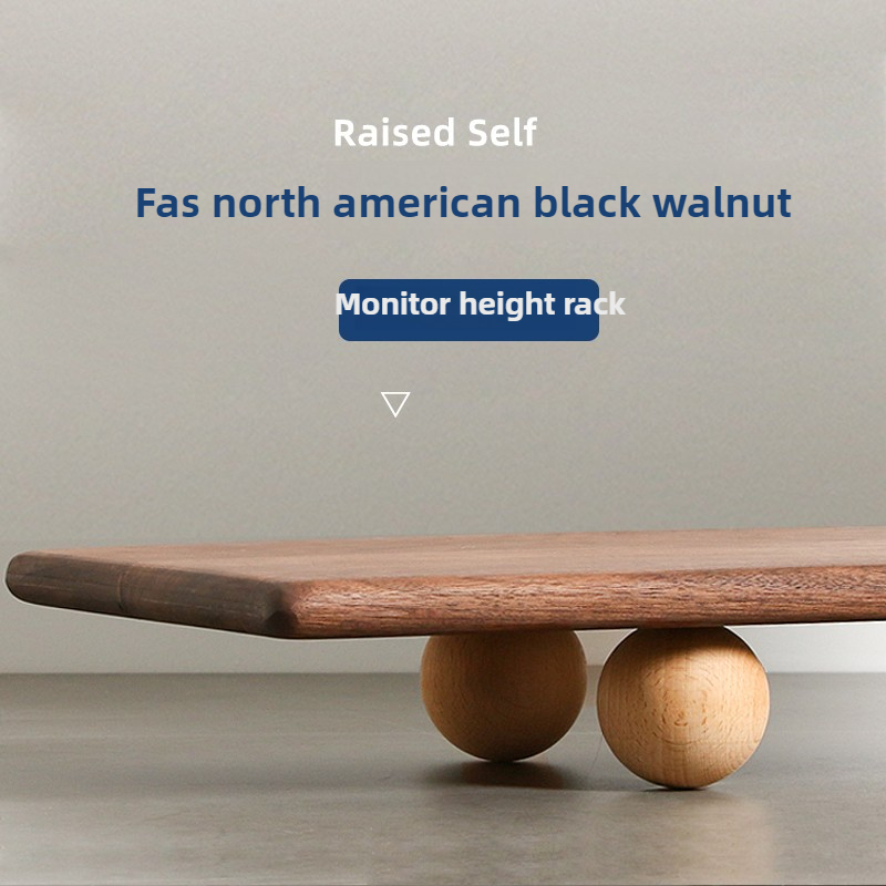Natural Wood Desktop Riser Dua - Desk Setup Natural ulasan dan harga