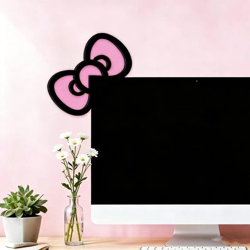 New 1/2Pcs Wooden Bowknot PC A - Desk Setup Gaming ulasan dan harga