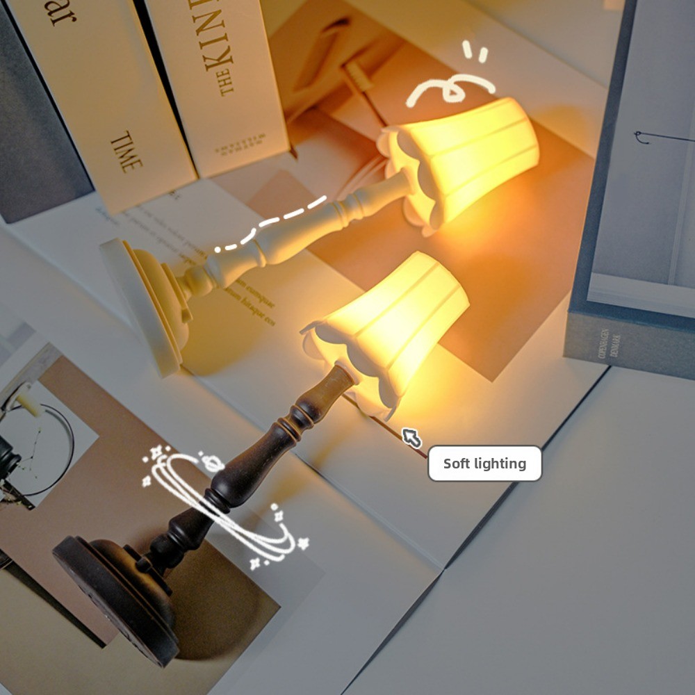 Vintage LED Night Light - Euro - Desk Setup Vintage ulasan dan harga