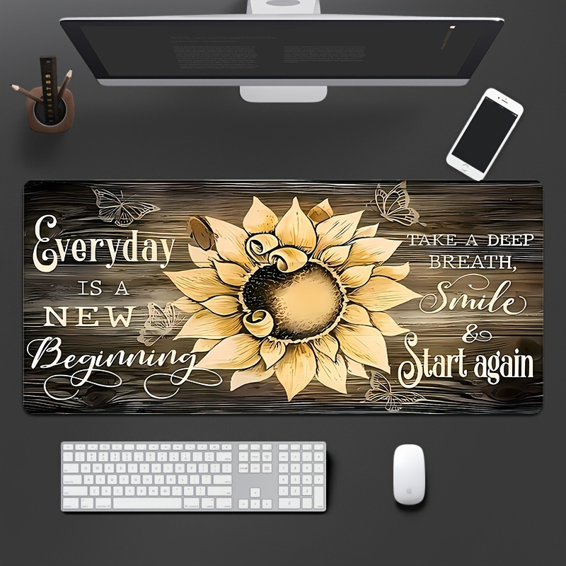 Sunflower Mouse Pad Inspiratio - Desk Setup Inspiration ulasan dan harga