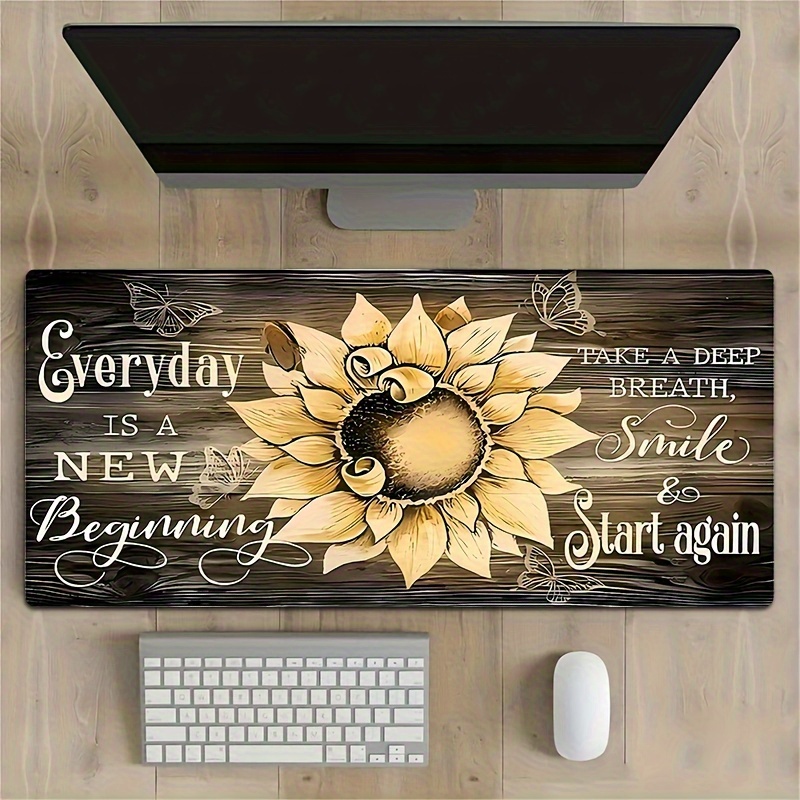 Sunflower Mouse Pad Inspiratio - Desk Setup Inspiration ulasan dan harga