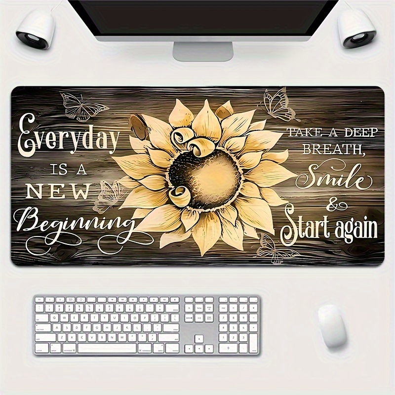 Sunflower Mouse Pad Inspiratio - Desk Setup Inspiration ulasan dan harga