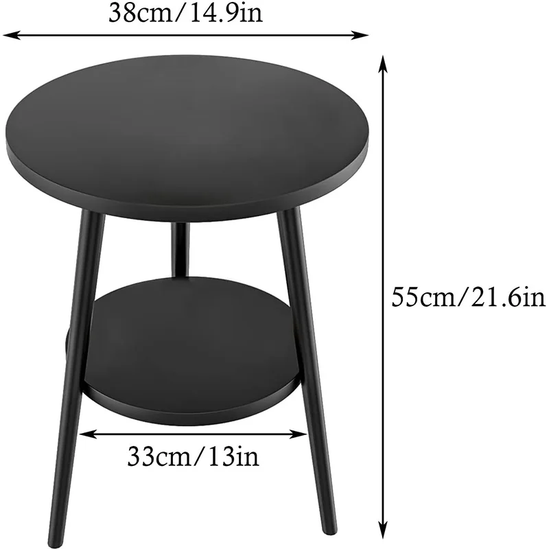 Double Layered Circular Dining - Desk Setup Minimalist ulasan dan harga