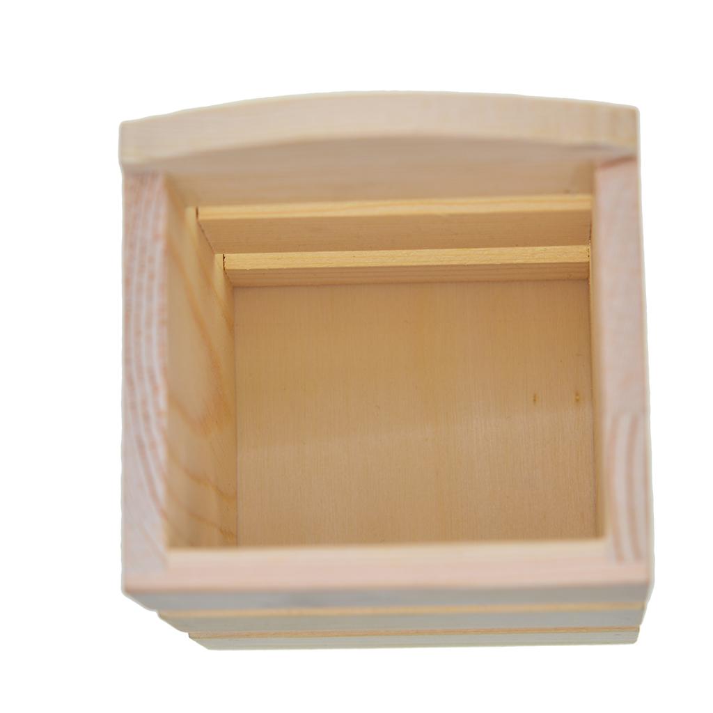 Natural Wood Pen Holder Plain  - Desk Setup Natural ulasan dan harga