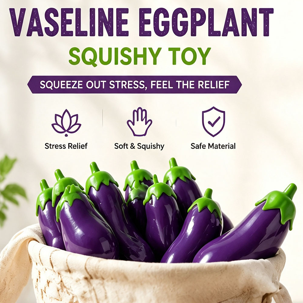 Bionic Botanical Eggplant Squi - Desk Setup Natural ulasan dan harga