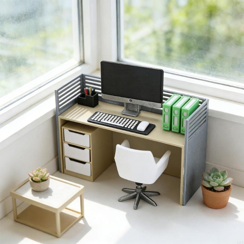  Miniature Offices Setup With  - Desk Setup Natural ulasan dan harga