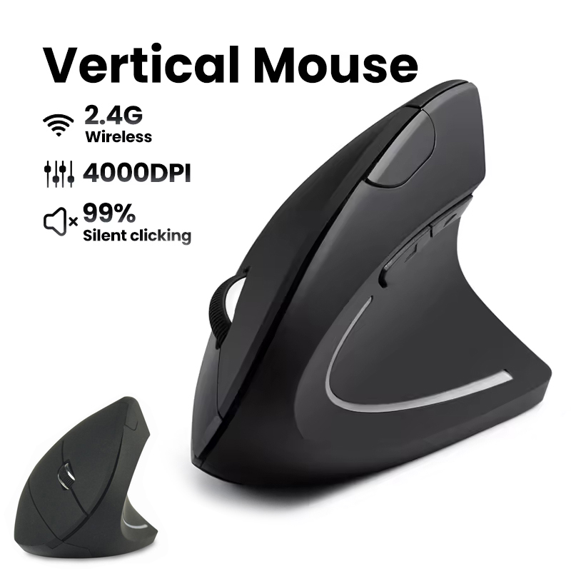 Ergonomic Wireless Mouse 1600  - Desk Setup Pegboard ulasan dan harga