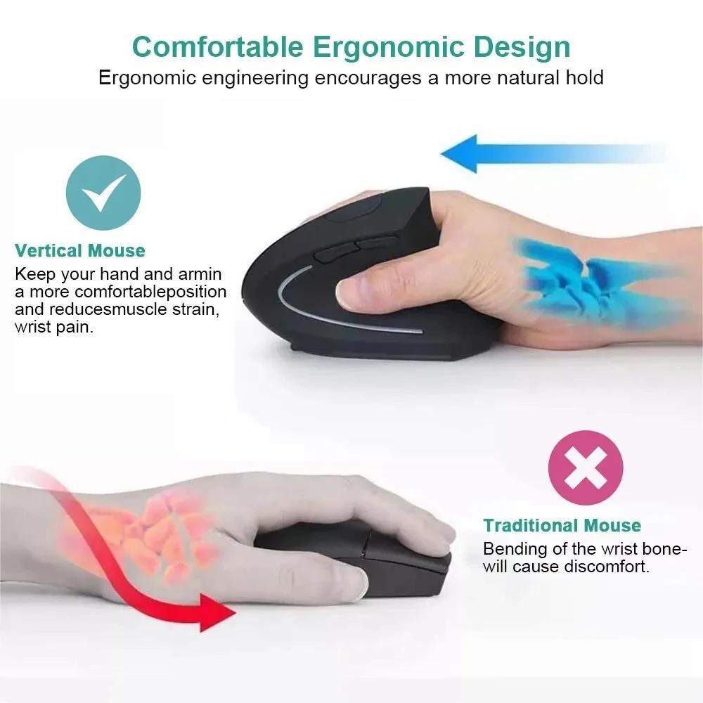 Ergonomic Wireless Mouse 1600  - Desk Setup Pegboard ulasan dan harga