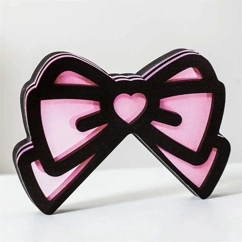 Kawaii Pink Acrylic Bow Monito - Desk Setup Gaming ulasan dan harga