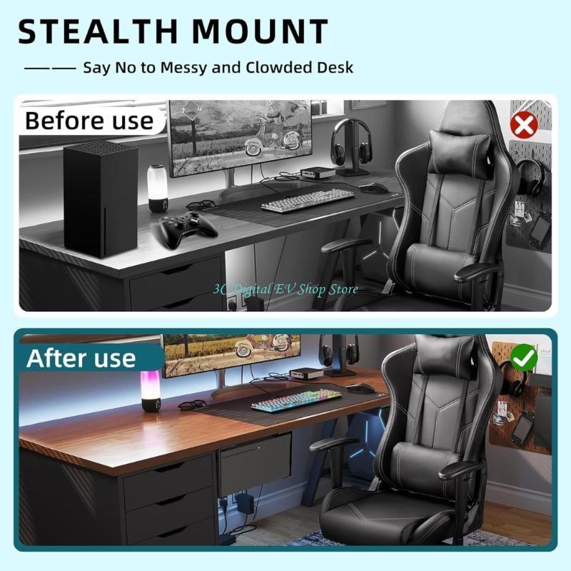 E74D Metal Under Desk Organize - Gaming Desk Setup Xbox ulasan dan harga