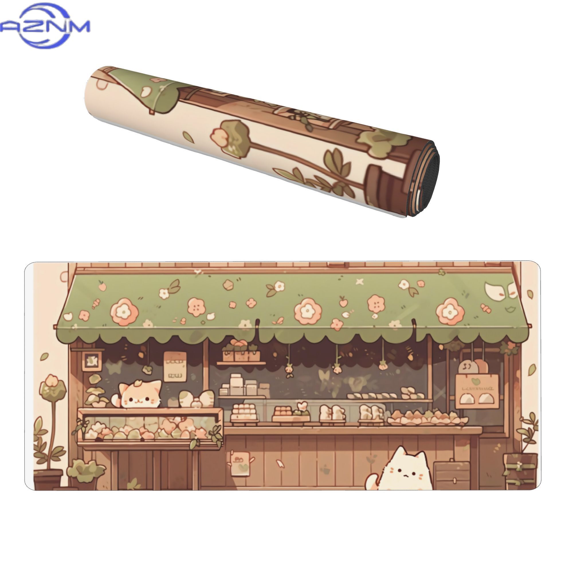 Cat Bakery Aesthetic Green Sho - Your Desk Setup ulasan dan harga