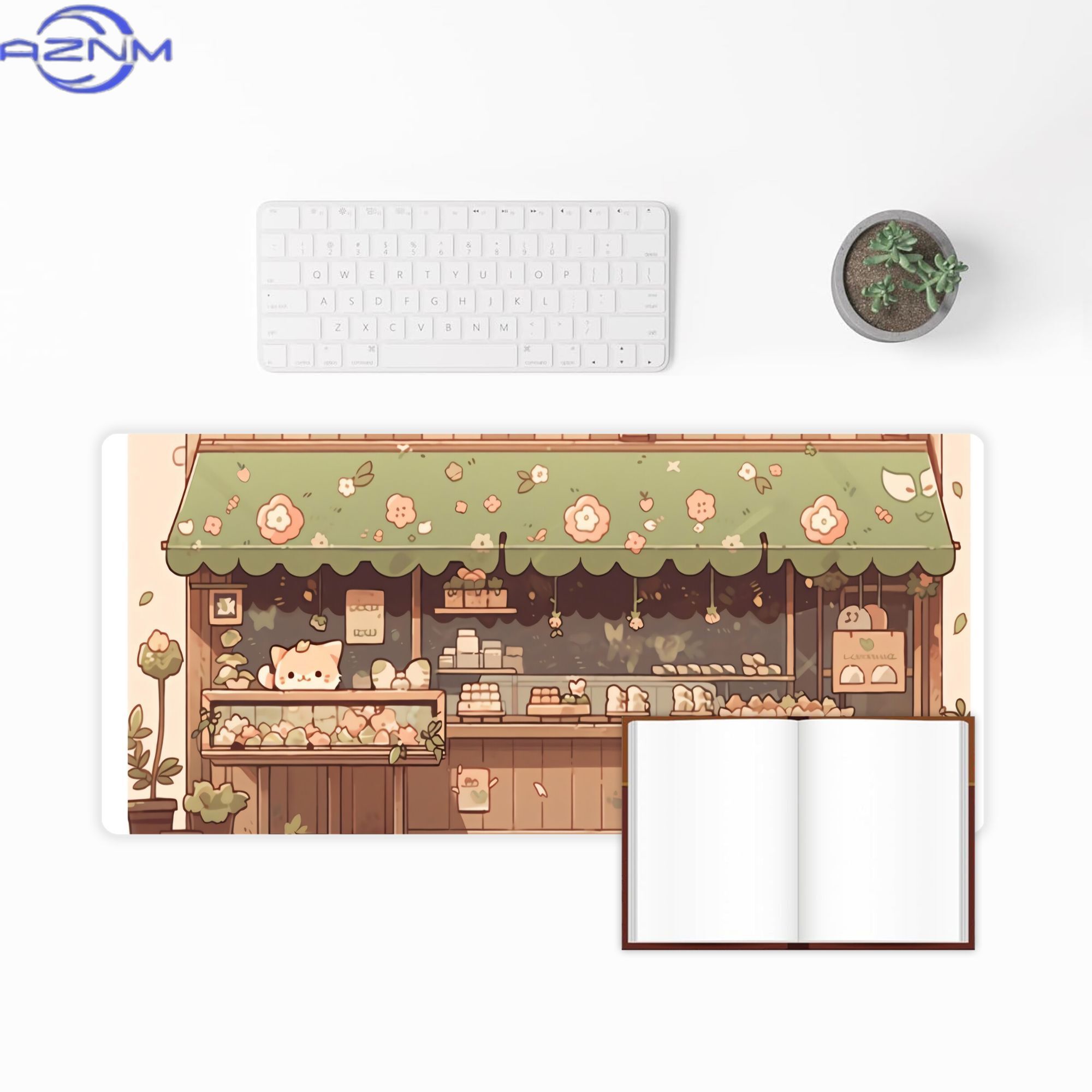 Cat Bakery Aesthetic Green Sho - Your Desk Setup ulasan dan harga