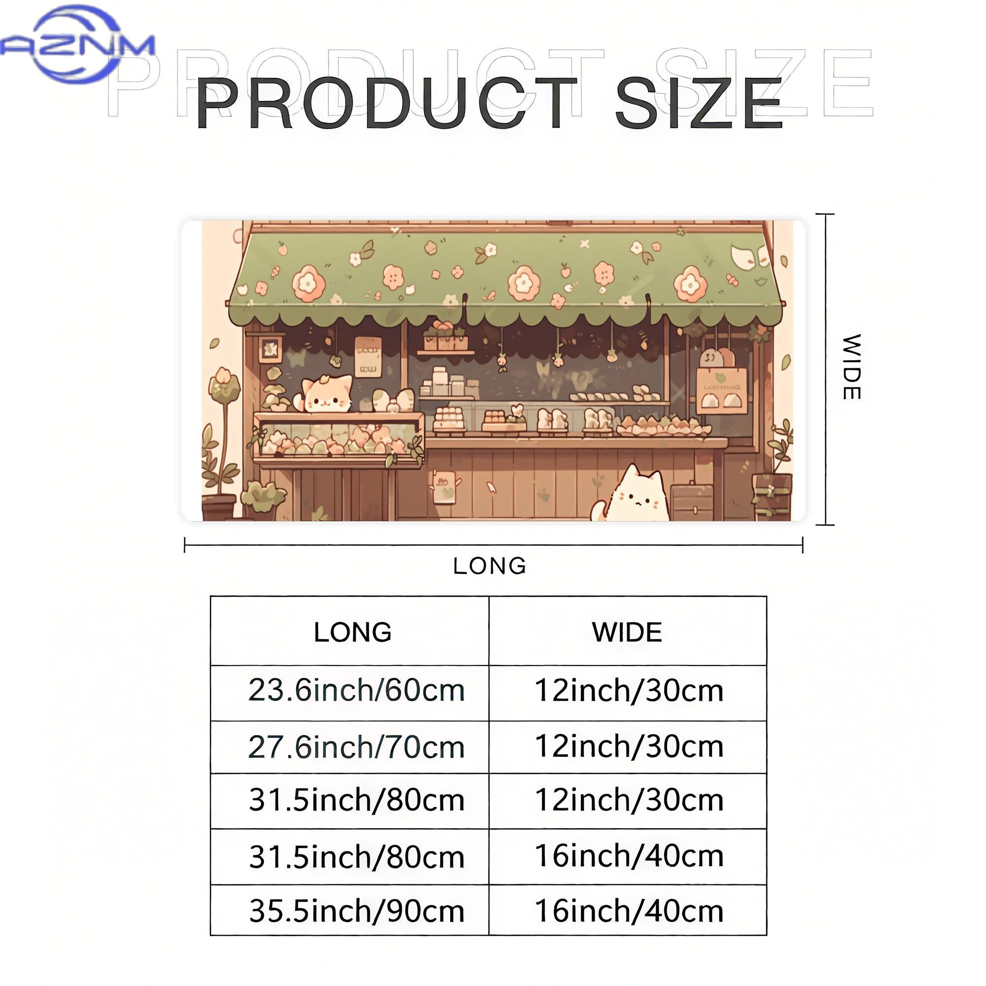 Cat Bakery Aesthetic Green Sho - Your Desk Setup ulasan dan harga