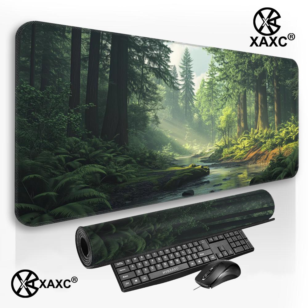 Forest Escape XXL Mouse Pad Tr - Desk Setup Natural ulasan dan harga