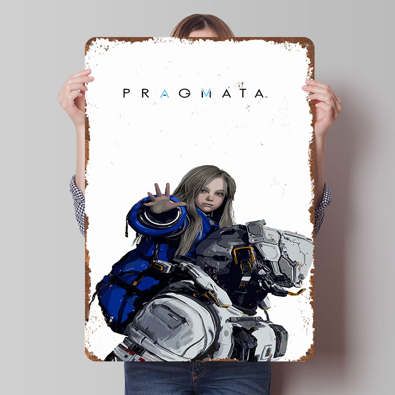 Pragmata Game Character Metal  - Desk Setup Vintage ulasan dan harga