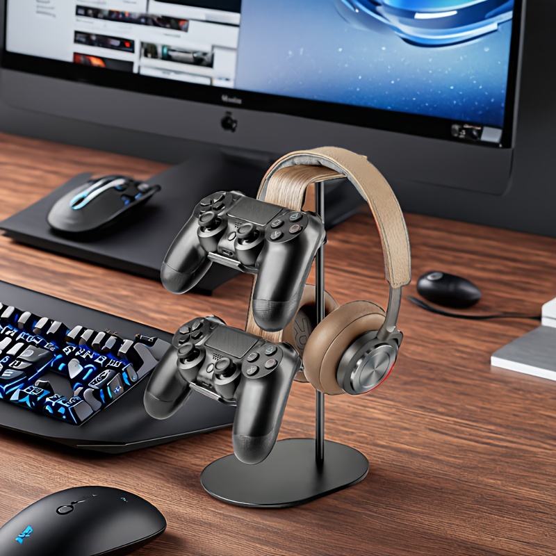 Wooden Controller & Headset Ho - Desk Setup Gaming ulasan dan harga