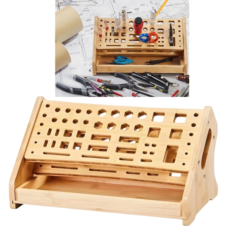 K1AE Natural Storage Shelf No  - Desk Setup Natural ulasan dan harga