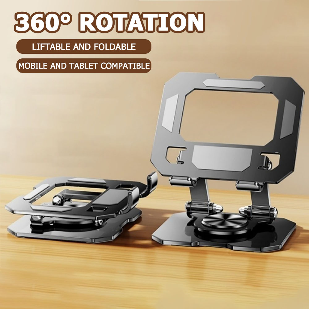 360 Rotating Tablet Phone Stan - Desk Setup Minimalist ulasan dan harga
