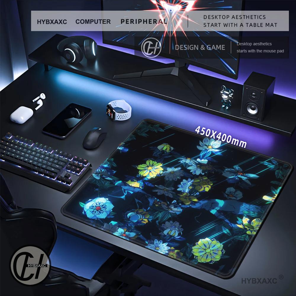 HYBXAXC Dark Floral Manga Back - Desk Setup For Work ulasan dan harga
