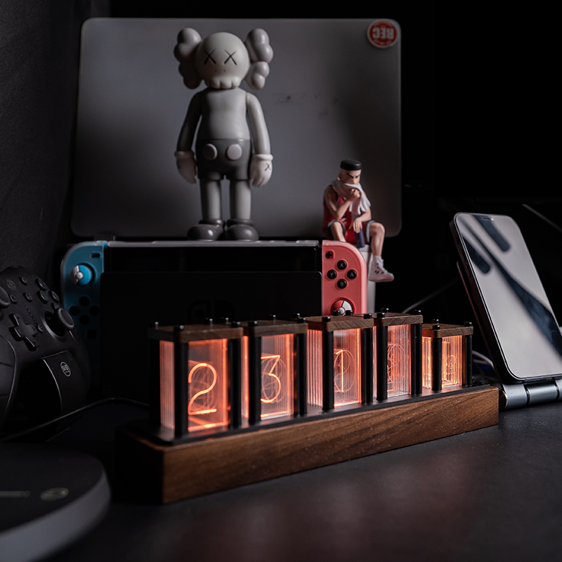 RGB Simulated Nixie Tube Clock - Desk Setup Simulator ulasan dan harga