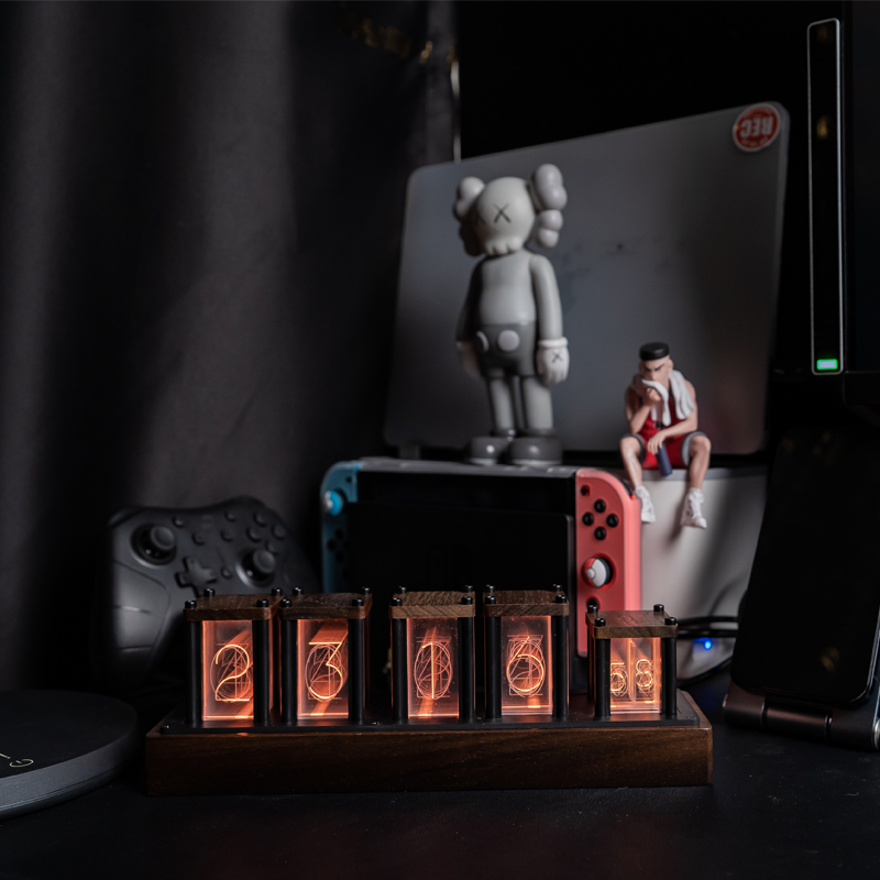 RGB Simulated Nixie Tube Clock - Desk Setup Simulator ulasan dan harga