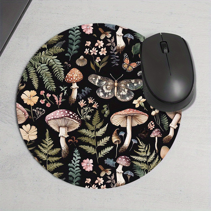 Round Forest Plant Mouse Pad R - Desk Setup Pegboard ulasan dan harga